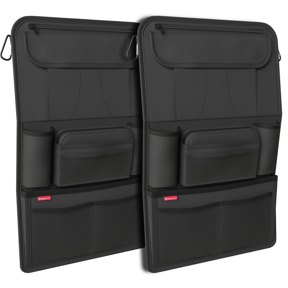2x Autositz-Organizer mit integrierter Tablet-Halter