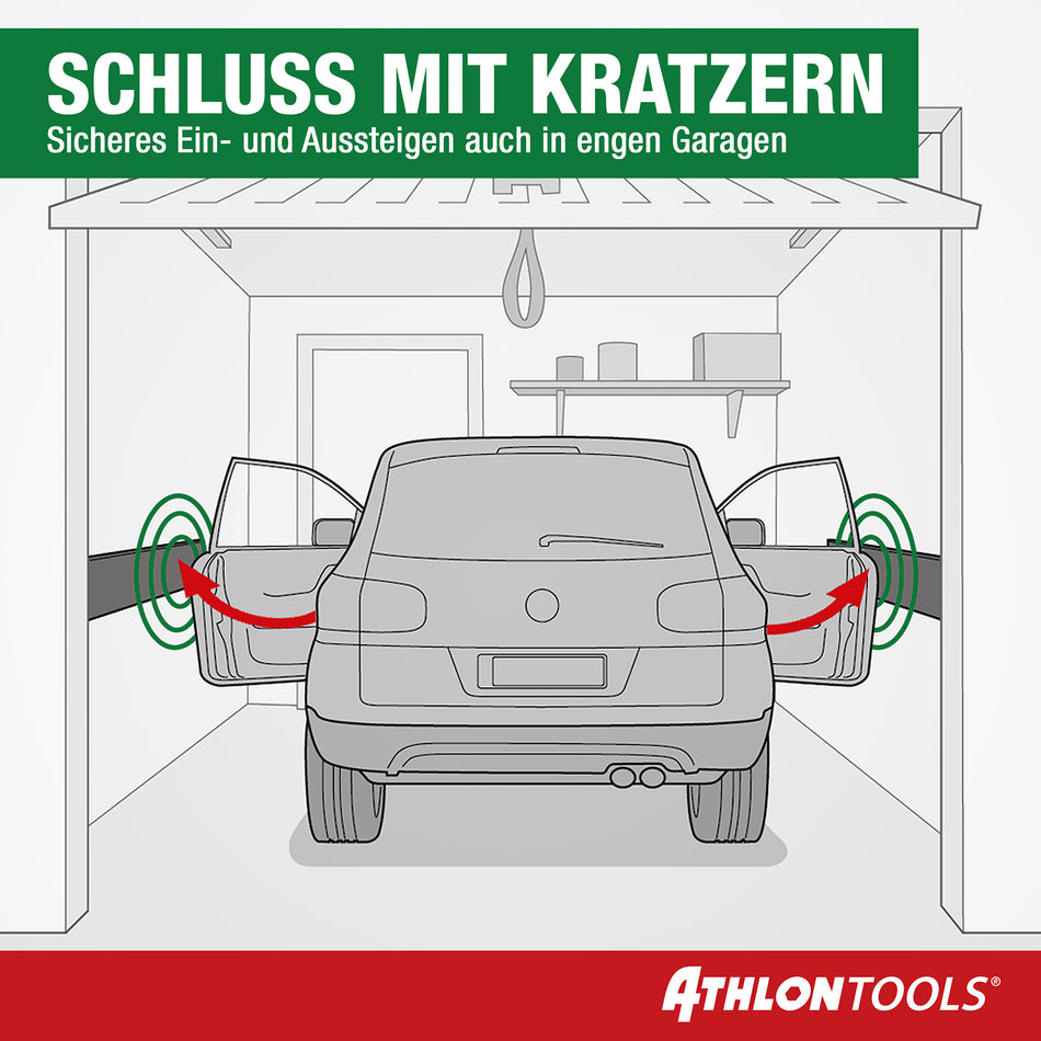 FlexProtect Türkantenschoner für Autos, selbstklebend (Weiß)