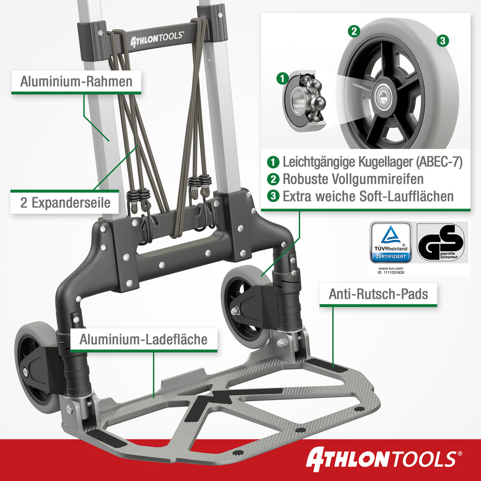 Aluminium Transportkarre klappbar