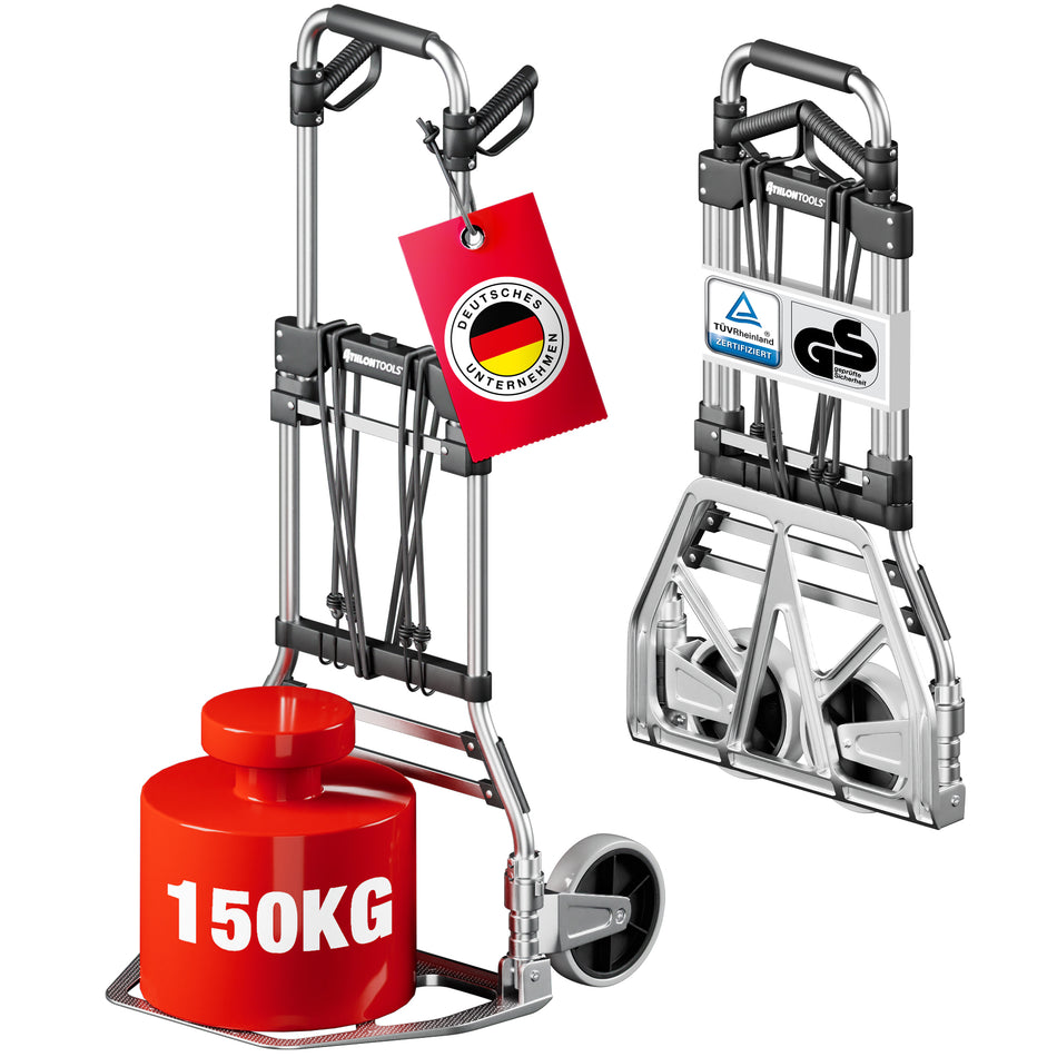 Aluminium Schwerlast-Sackkarre klappbar