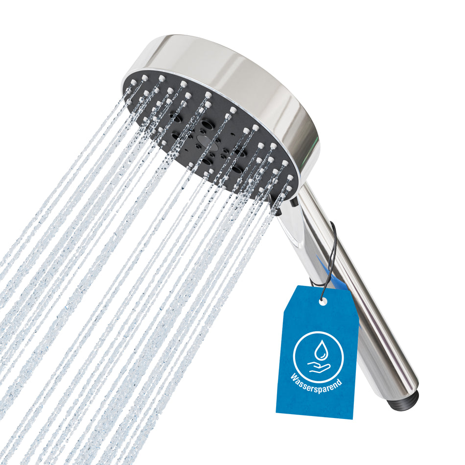 ATHLON TOOLS Duschkopf wassersparend - 5 Strahlarten Duschbrause